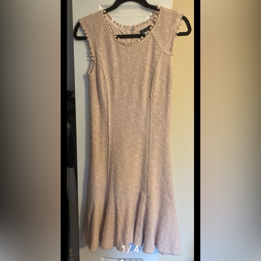 Venus Size medium pink women’s dress 
52% cotton 49% polyester - size Medium